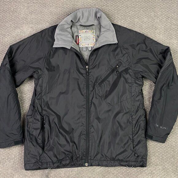 Burton AK Insulator Jacket Windbreaker XL Unisex Black Primaloft Full Zip Nylon - Picture 7 of 16